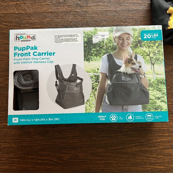 Pup Carrier and Cute Clothes - Picture 1 of 2